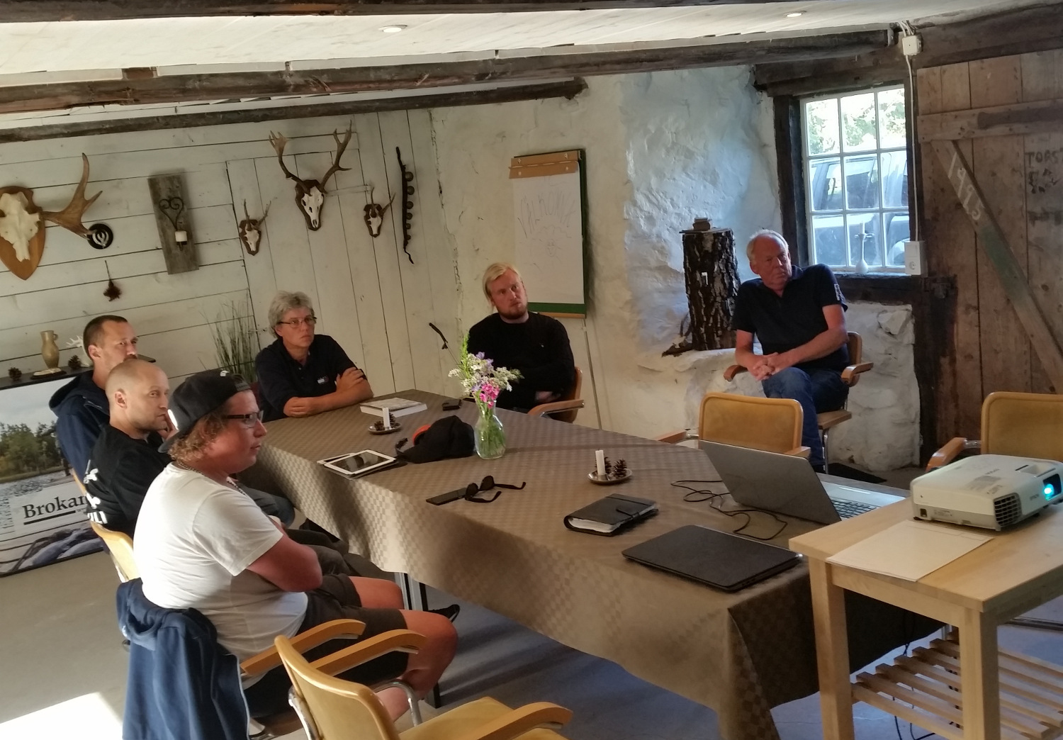 Jägarskola på Brokamåla Gård