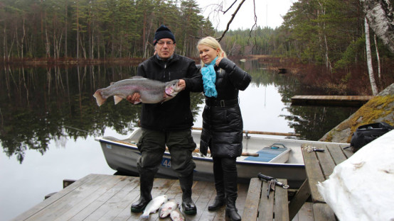 Rekord fisken på 8,2 kg fångad av en gäst från Ukraina