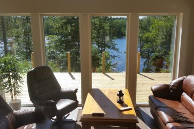 Utsikt från Skogsstugan