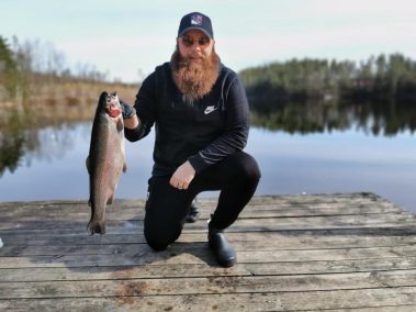 Underbar fiske på Brokamåla Gård